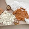 suit hoa hồng  bg sơ sinh cute 2 màu sẵn - Hình ảnh 2
