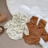 suit hoa hồng  bg sơ sinh cute 2 màu sẵn - Hình ảnh 5